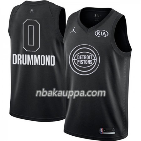 Detroit Pistons Andre Drummond 0 2018 Kaikki tähti Jordan Brand Musta Pelipaidat Swingman - Miesten